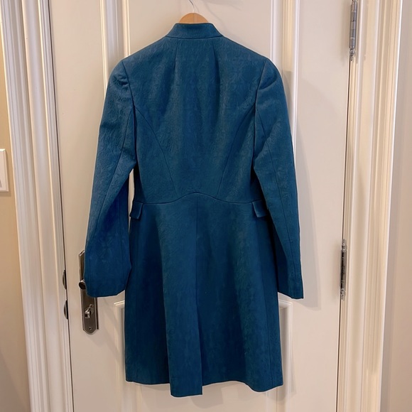 Versace double-buttoned mid-thigh length wool coat size 4 - Picture 7 of 16